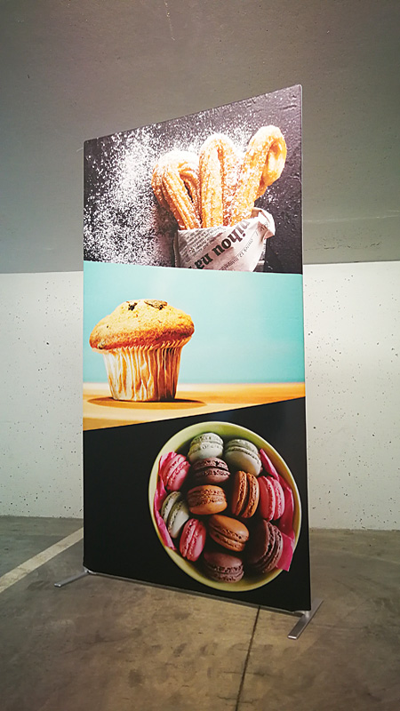 Fabric banner stand